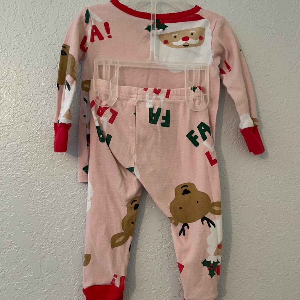 12 Month Carter’s Christmas Pajamas - Picture 4 of 4
